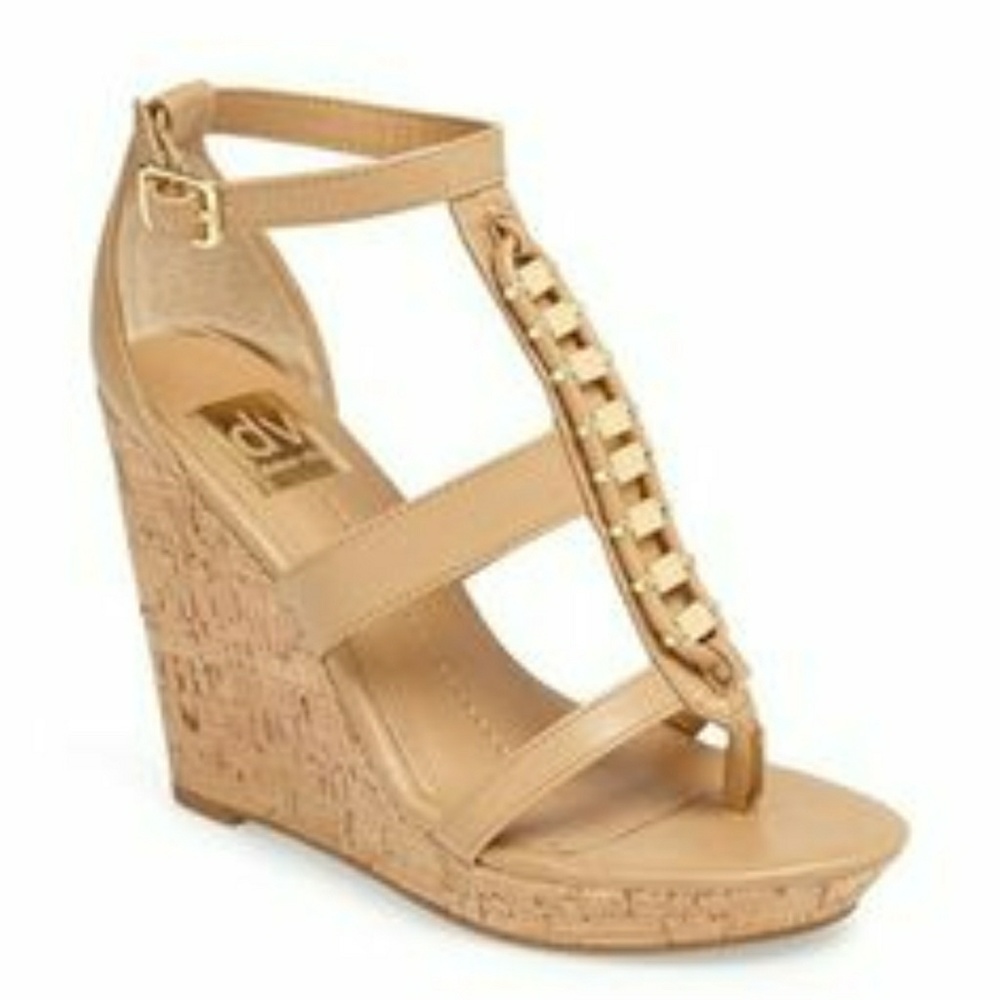 DV Dolce Vita 'Thadie' nude cork wedges