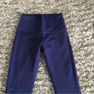 Lululemon high times pant hero blue size 4