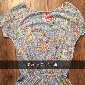 Lilly pulitzer Get Nauti dress size M