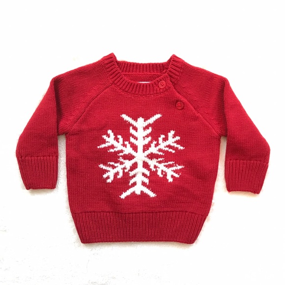 JOE FRESH | NWOT Girls’ Snowflake Print Sweater - Picture 2 of 6