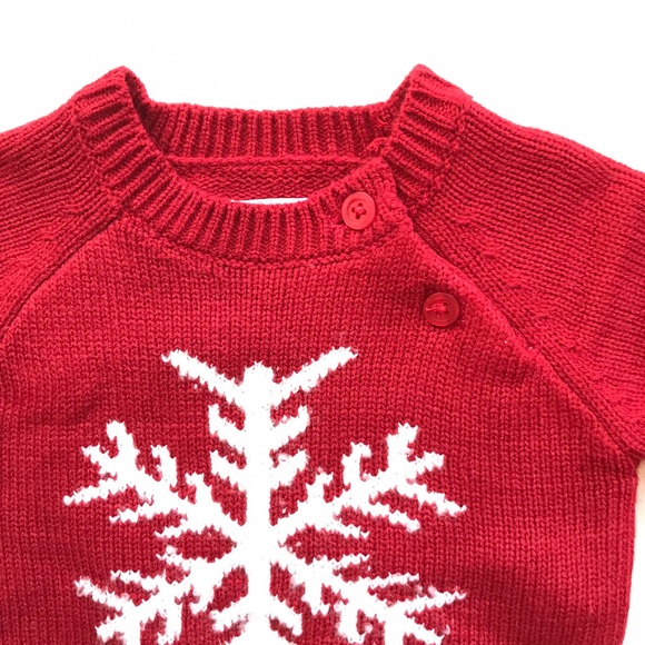 JOE FRESH | NWOT Girls’ Snowflake Print Sweater - Picture 3 of 6