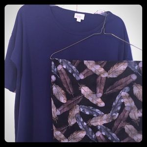 Lularoe shirt and skirt Irma Cassie