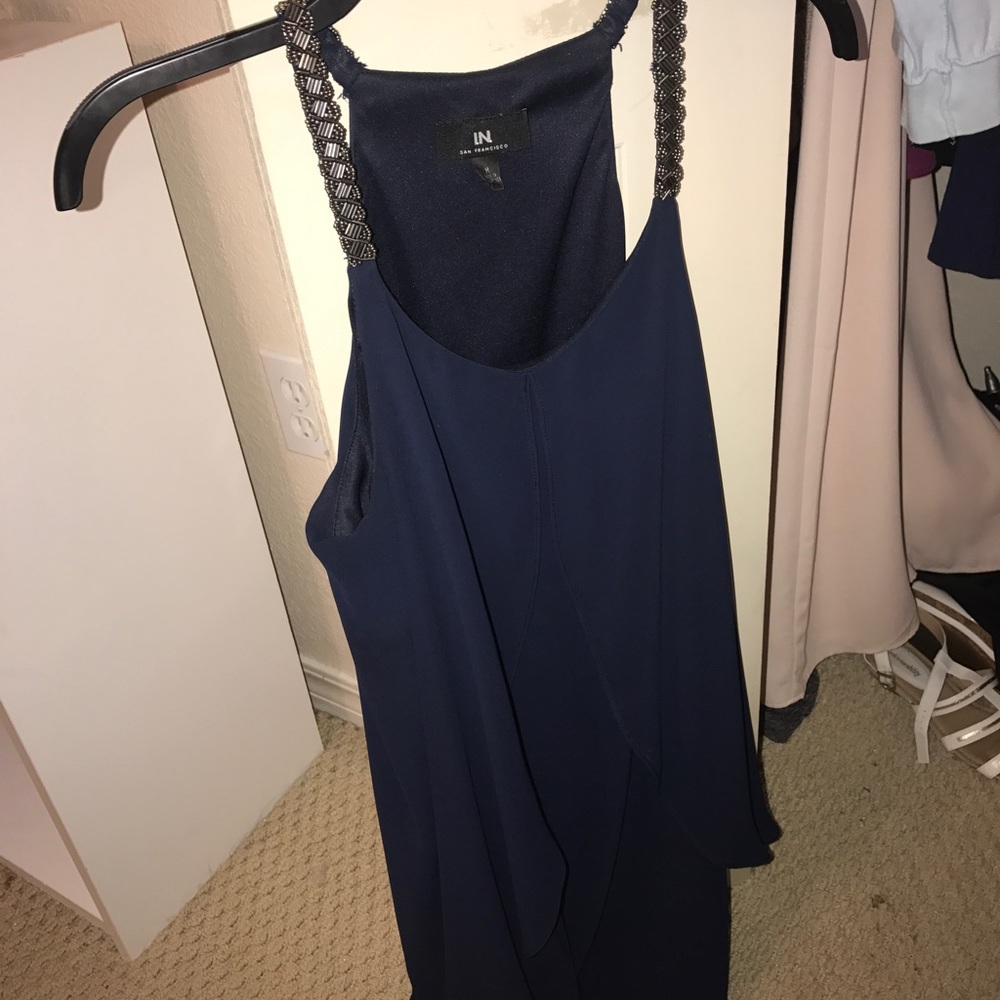 Navy blue formal dress