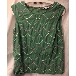 SALE! Boden embroidered Sleeveless top