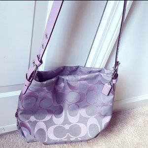 New 100% Authentic coach bag grey lilac