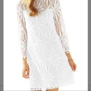 Lilly Pulitzer White Lace Dress Size Medium