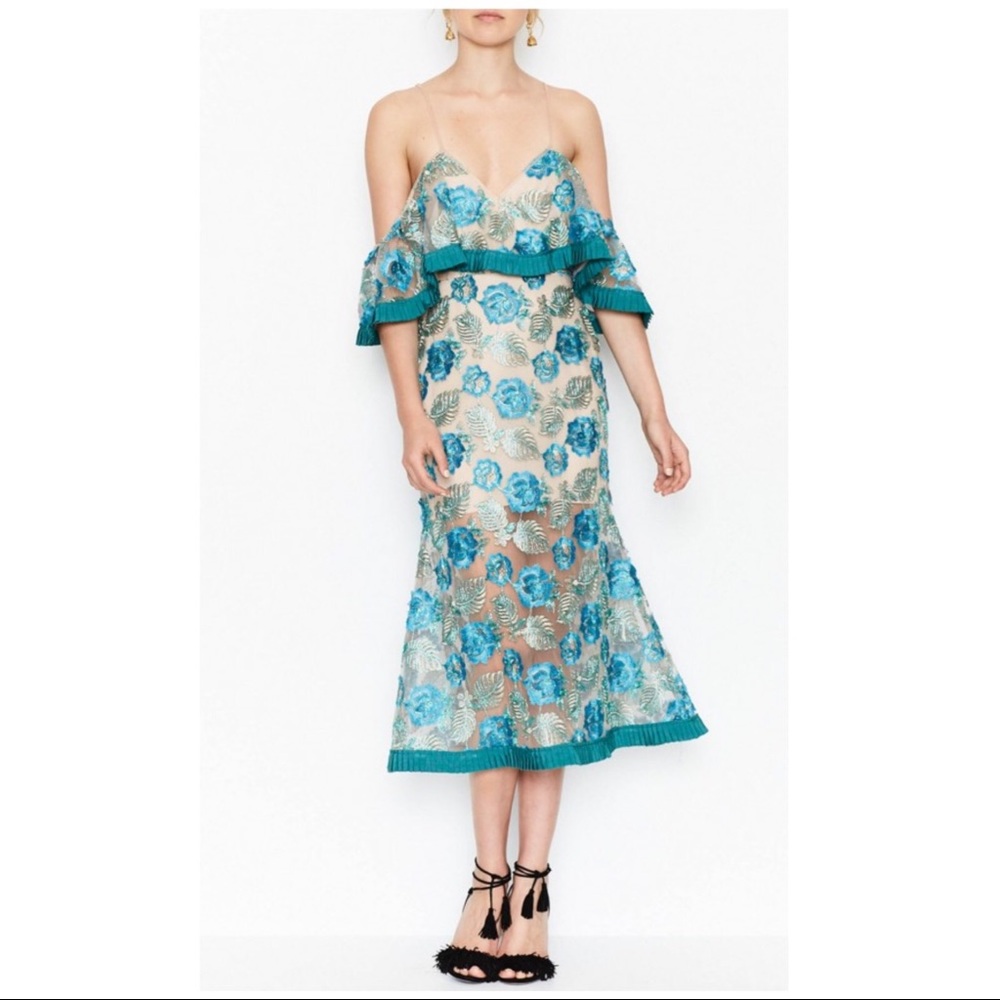 Alice McCall Northern Lights Dress in Turquoise