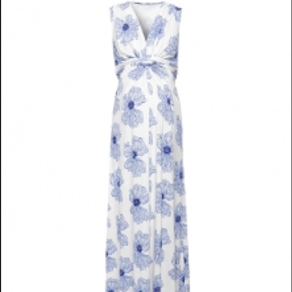 Madderson London Serena Maternity Dress in Poppy