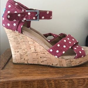 Toms red shoes adorable