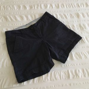 Navy Loft Chino Shorts