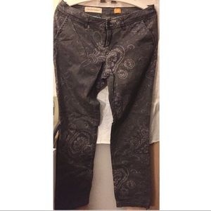 Anthropologie Pilcro patterned pants