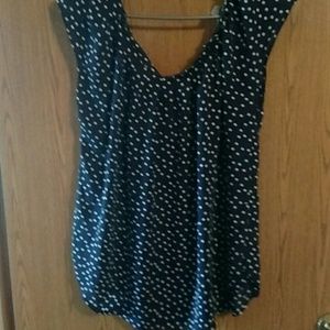 LC Lauren Conrad polka dot blouse