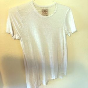 White linen chaser shirt