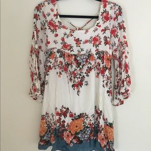 Hippie Res Floral Free People Dress