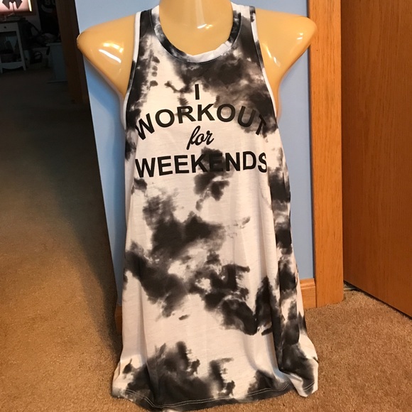 SO Tops - SO Tie Dye Graphic Fitness Tank