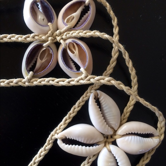 Braided Cowry Shell Belt - NWoT - Picture 2 of 5