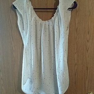 LC Lauren Conrad polka dot blouse