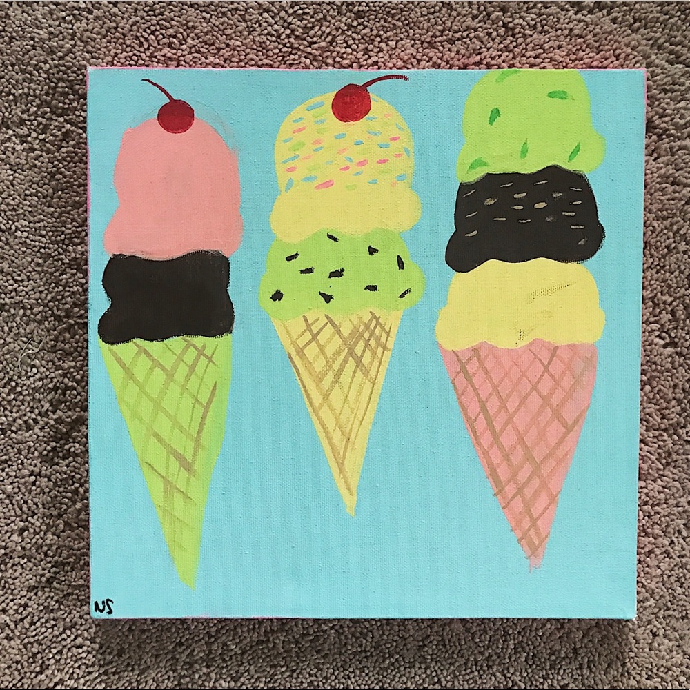 Ice cream painting