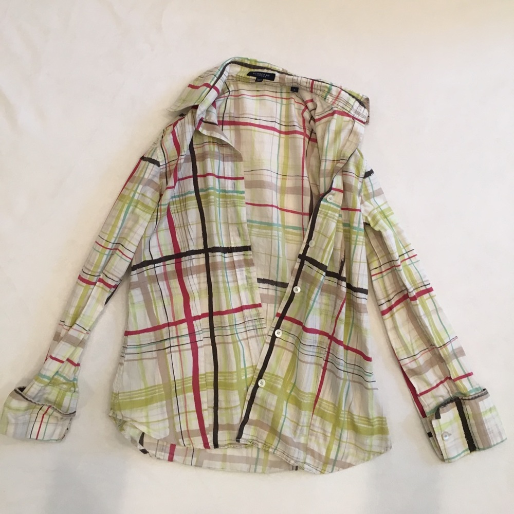 Burberry button down top