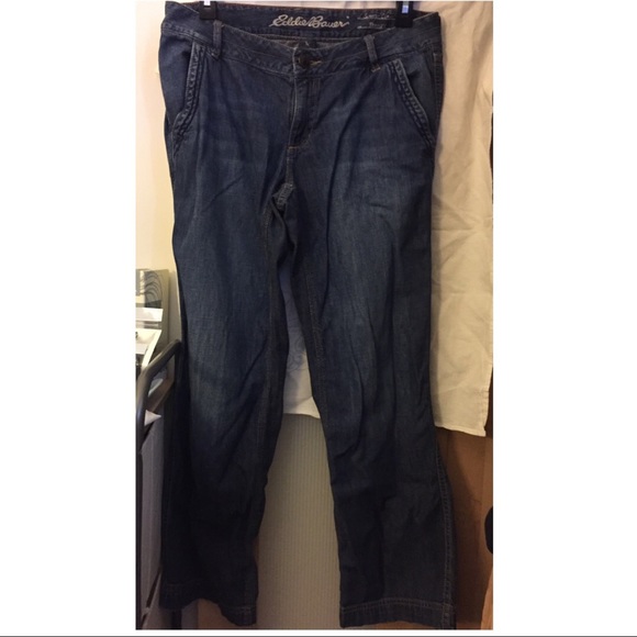 Eddie Bauer Slightly Curvy Trouser Jeans - Picture 1 of 3