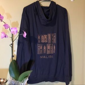 Malibu Hoodie with Sunbathing Beauties Graphic