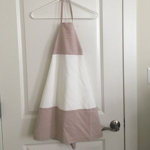 Pink and white sundress from Tobi