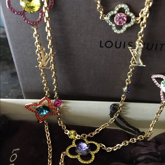 Louis Vuitton Sautoir authentic 42cm long. - Picture 2 of 4