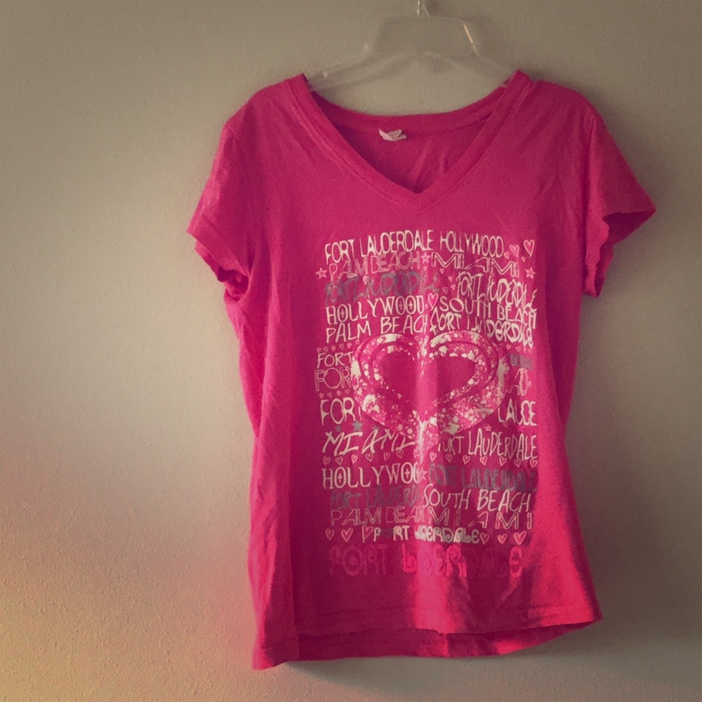 Pink Fort Lauderdale tee
