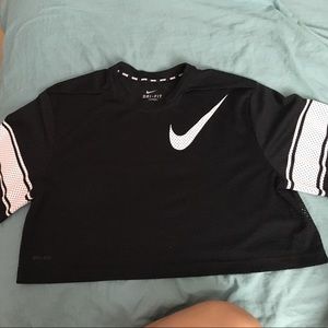 Nike mesh see through crop top (used)