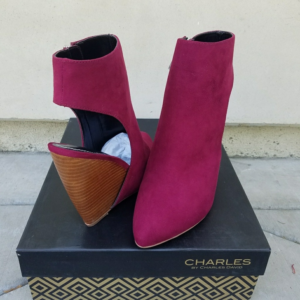 Sexy Charles David x Free People Wedge Booties - Picture 3 of 7