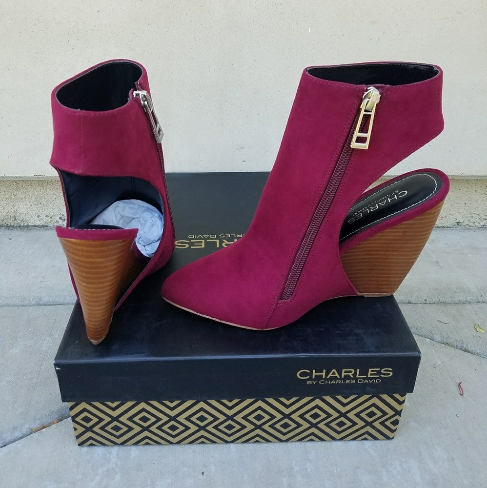Sexy Charles David x Free People Wedge Booties - Picture 5 of 7