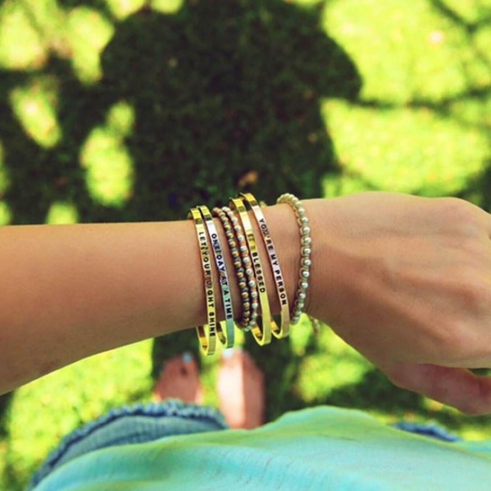 Mantra Inspirational Bracelet