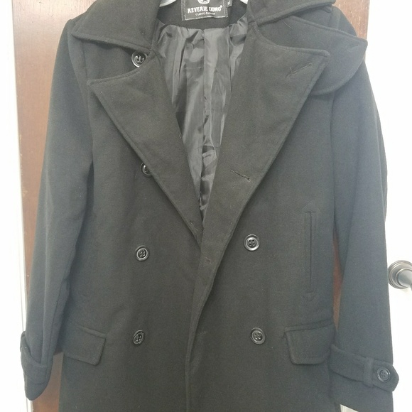 black Trench coat - Picture 1 of 2
