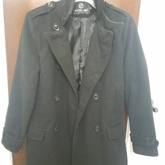 black Trench coat - Picture 2 of 2
