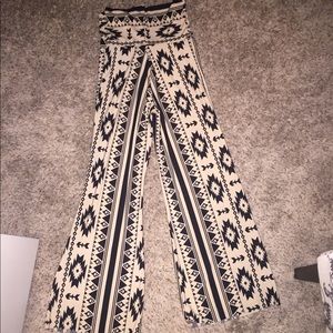 Aztec palazzo pants