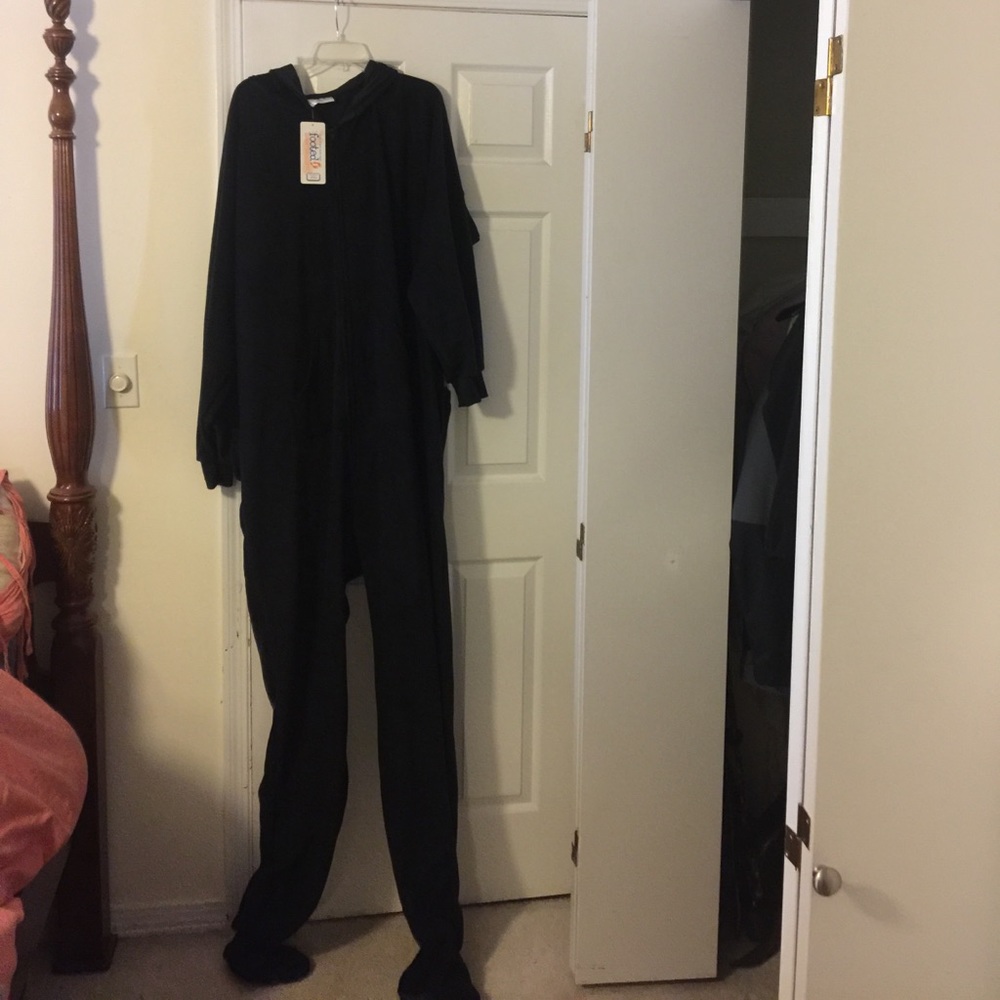 Xxl men's footed pajamas