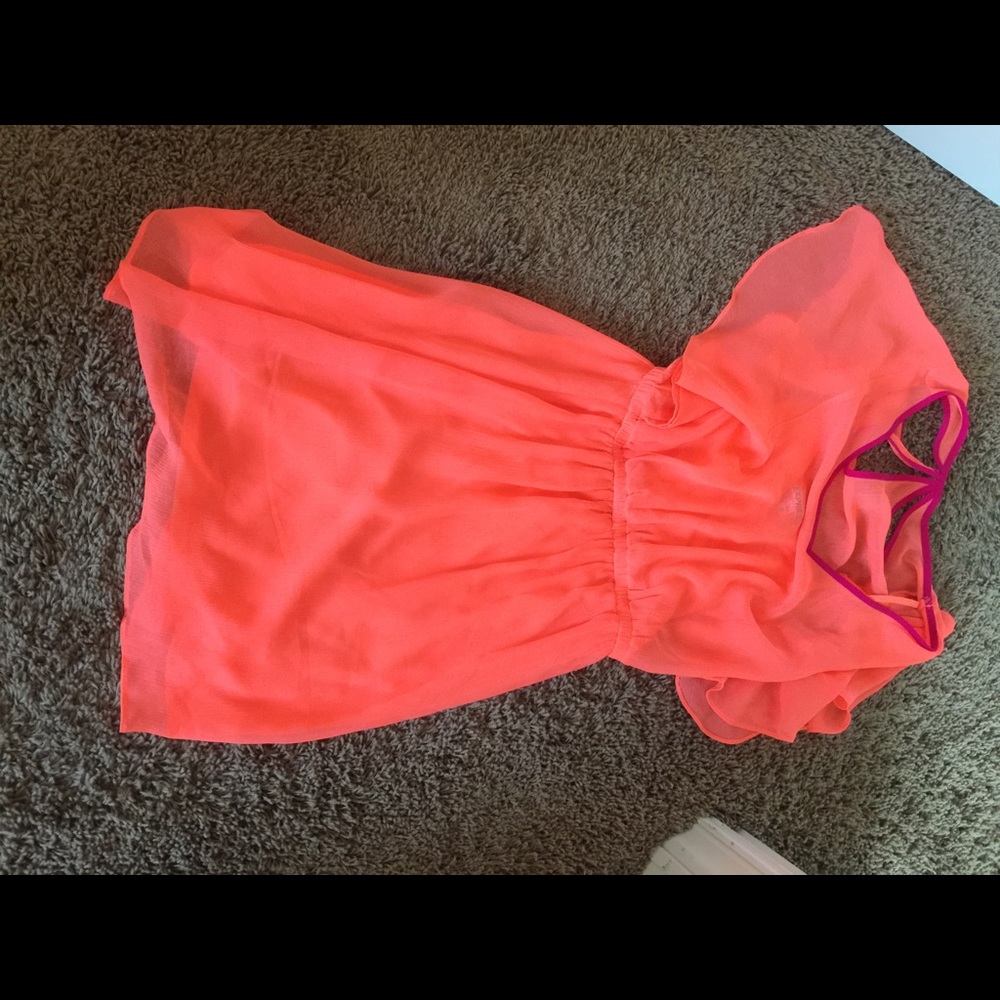 Express neon dress