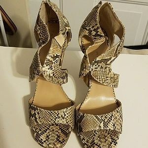 Size 8.5 Snakeskin Heels