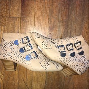Jeffrey Campbell Tan Booties