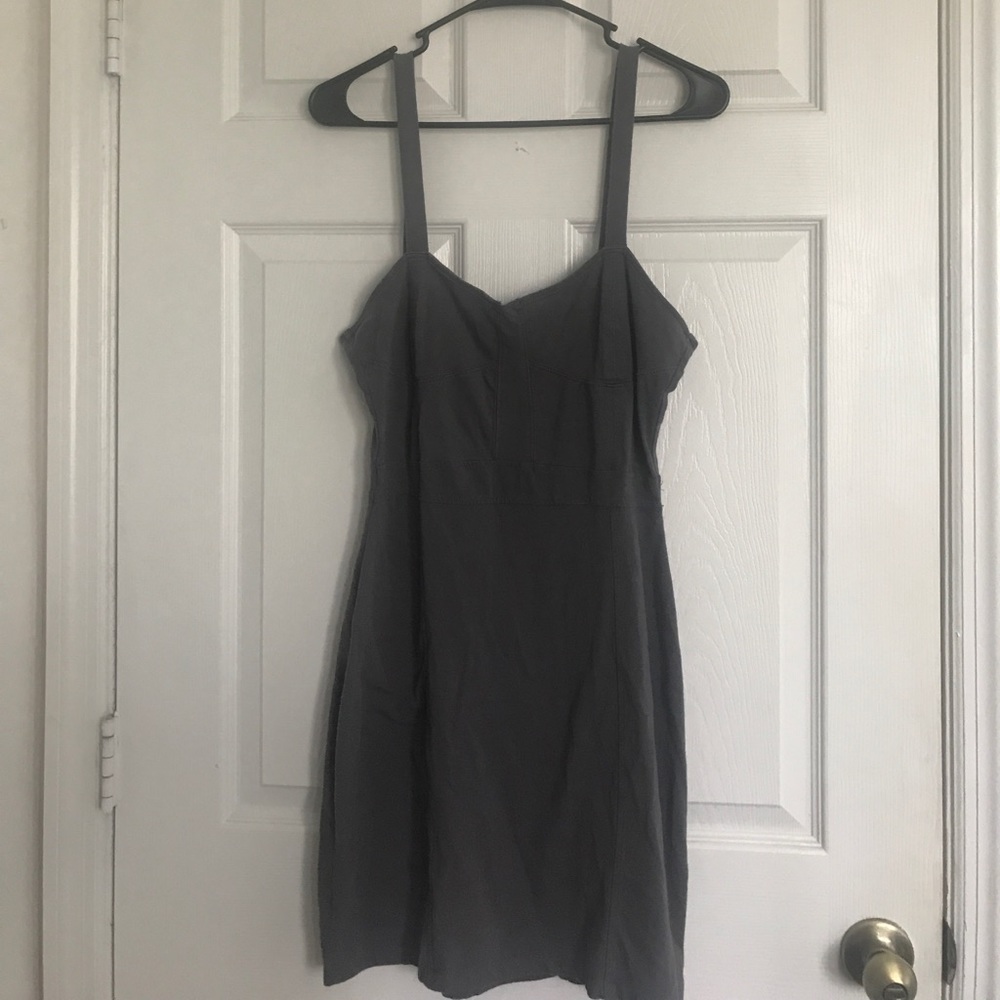 Gray casual dress