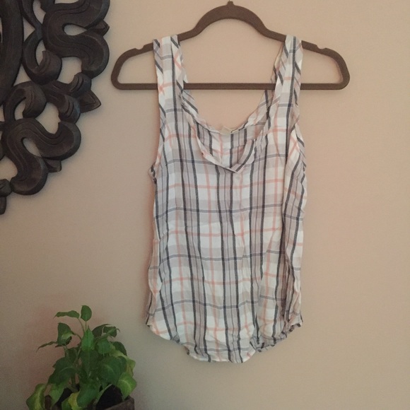 Anthropologie Plaid Tank - Picture 1 of 3