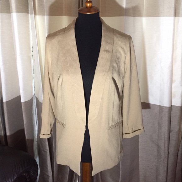LC Lauren Conrad Jackets & Blazers - NWT Lauren Conrad Camel Crepe Jacket, Size 8