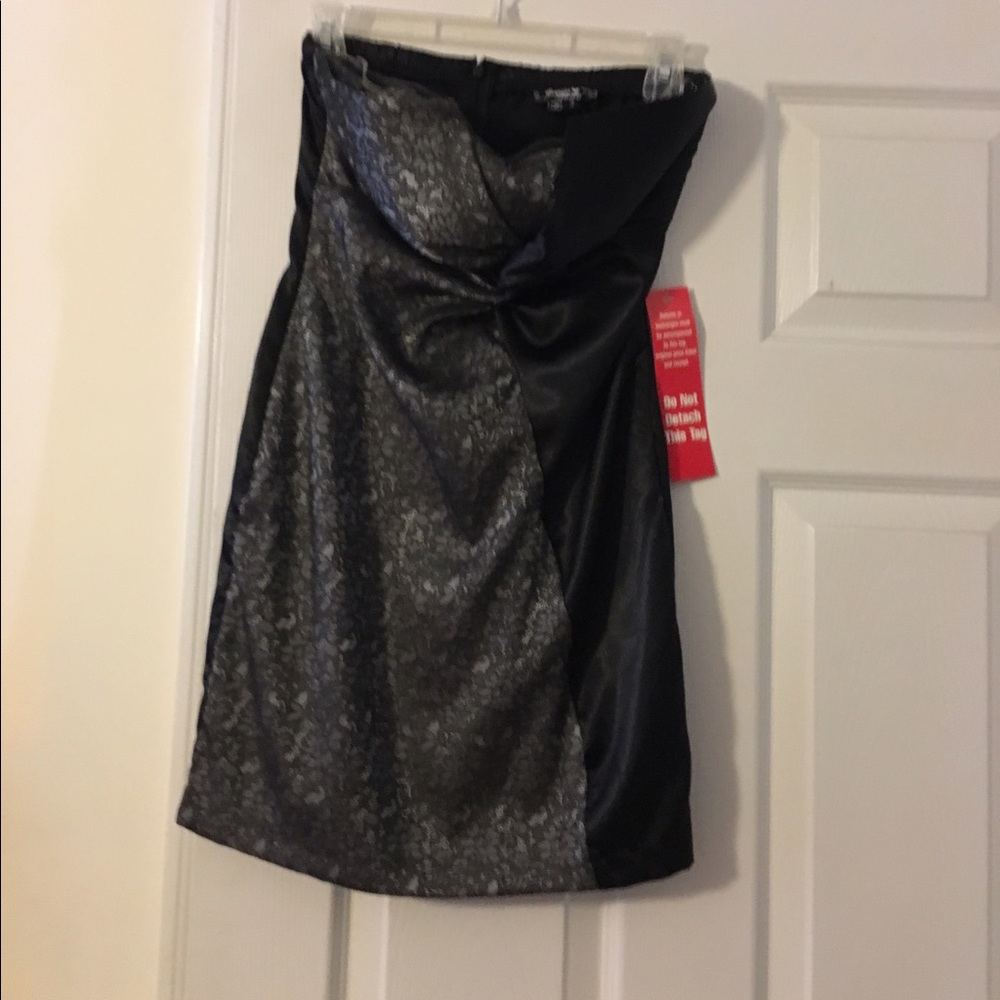 Black cocktail lace dress