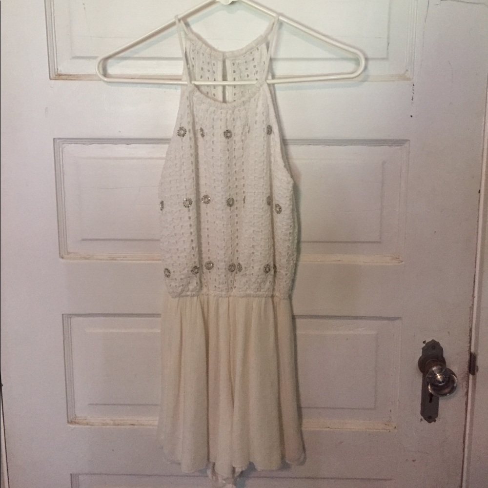 SOLD - Abercrombie kids embellished romper