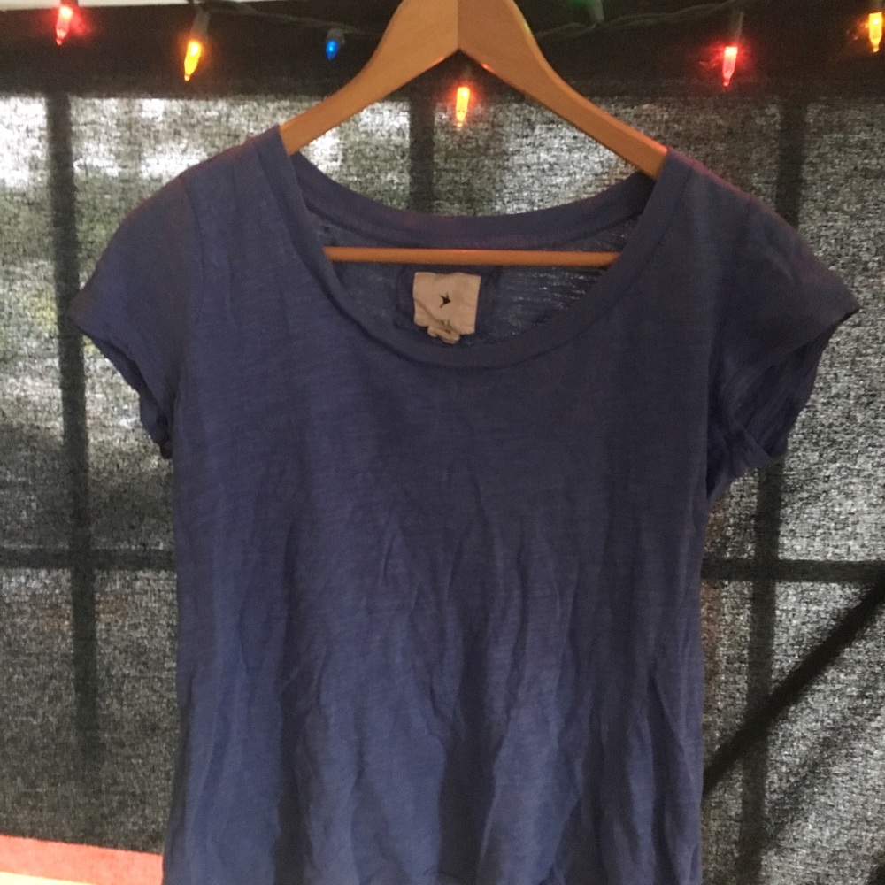 Plain Blue Tee