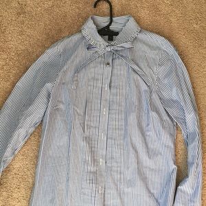 J. Crew bow tie button down NWOT