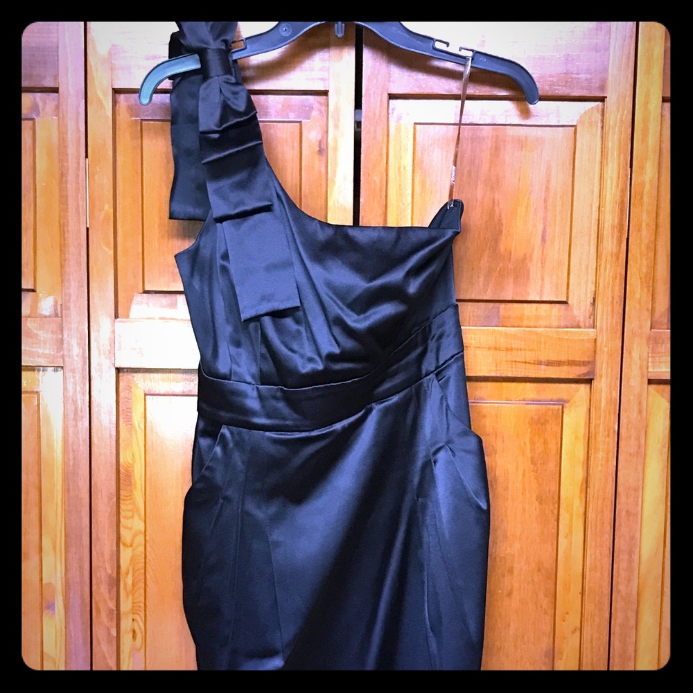 Juniors One Shoulder Dress