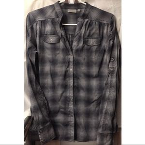 Athleta versatile plaid shirt