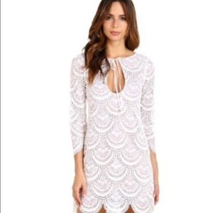 For love and lemons white lace dress