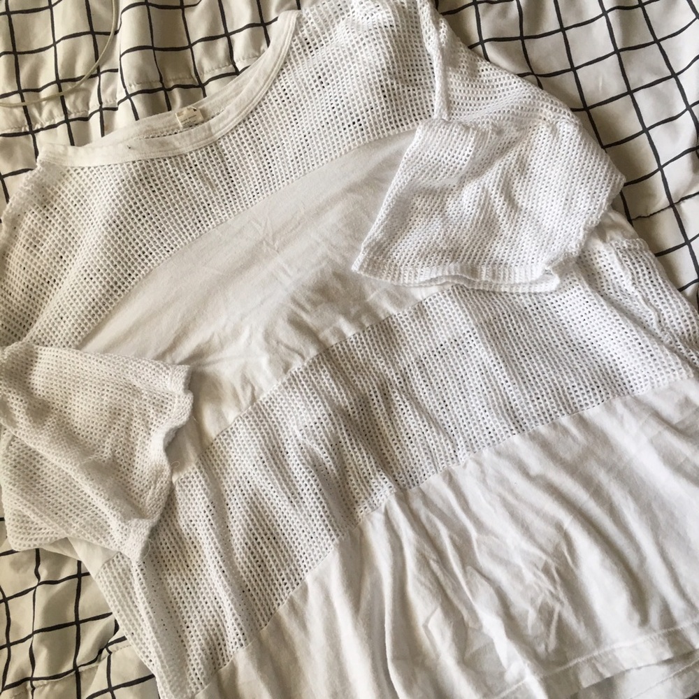 Waffle American apparel top